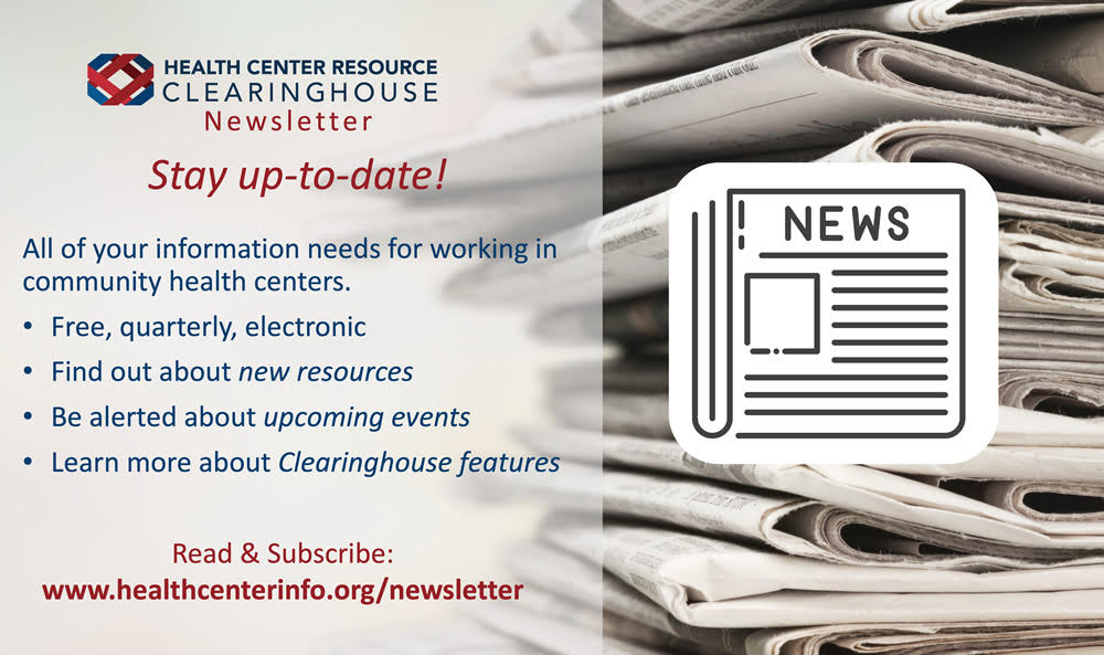 Click this image to sign up for the Clearinghouse newsletter.